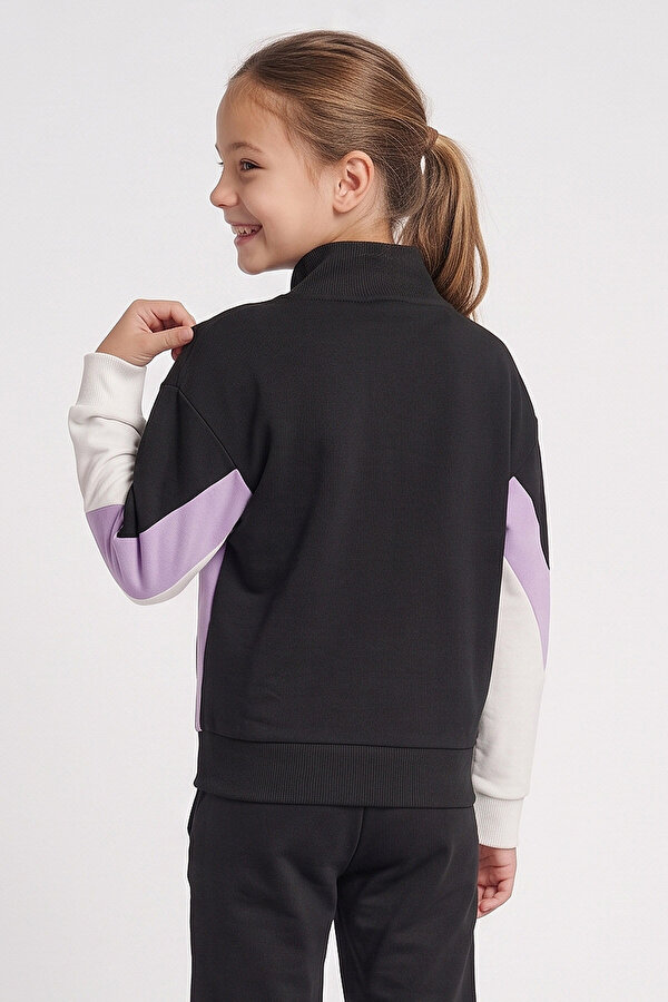 NORA ÇOCUK FERMUARLI SWEATSHIRT - hummel 