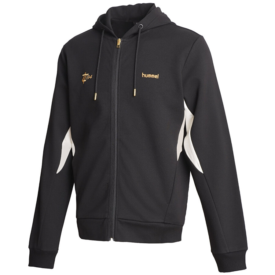 LUCAS FERMUARLI HOODIE Siyah Erkek Hoodie