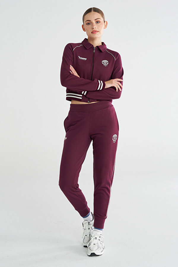 JAMAL EŞOFMAN ALTI Bordo Kadın Eşofman Altı