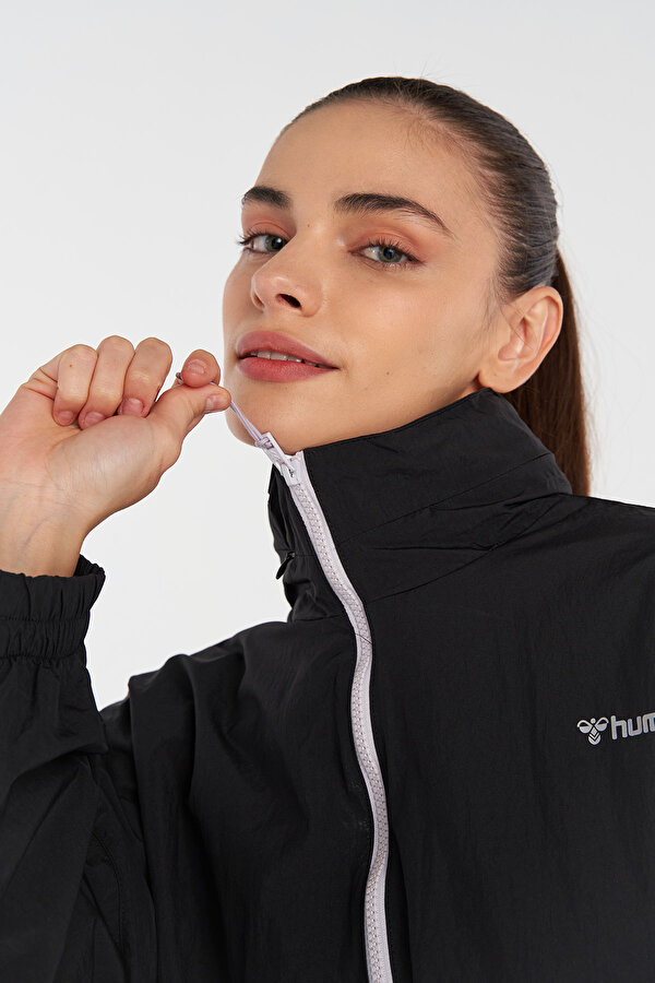 FOLOA YARIM FERMUARLI YAĞMURLUK Siyah Kadın Yağmurluk